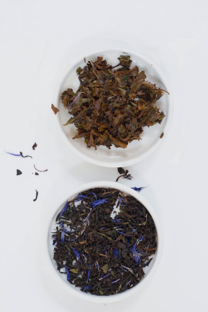 Earl Grey cornflower tea