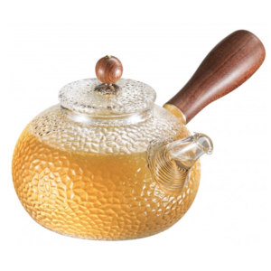Kyusu Teapot Glass with Wooden Handle