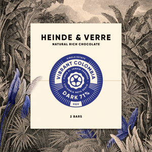 Heinde & Verre 71% Vibrant Colombia dark Chocolate 70g