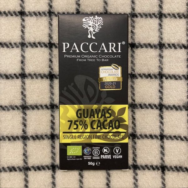 Paccari Guayas 75% chocoladereep BIO